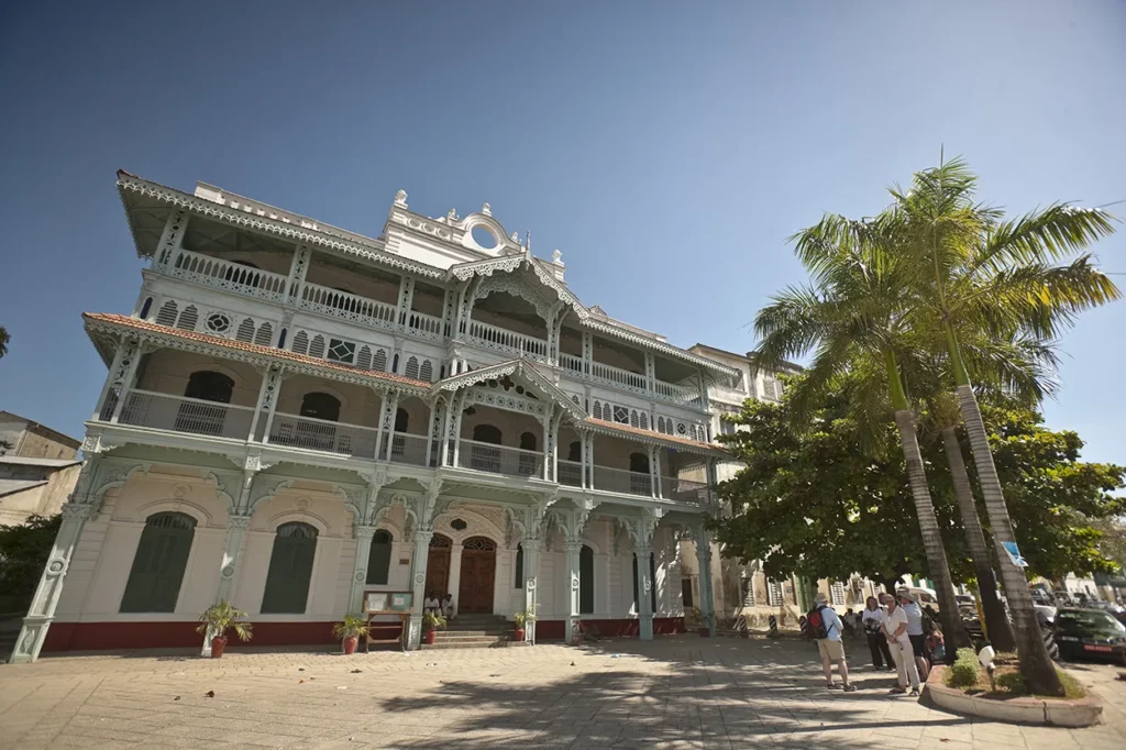 Beutiful old building in Stone Town, Zanzibar